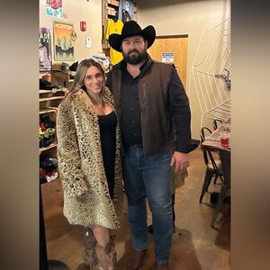 Vintage cheetah jacket